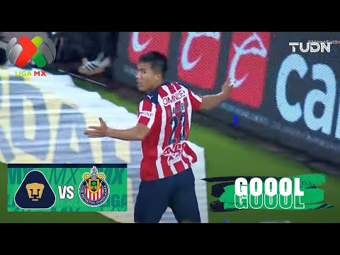 ¡SE CAE C.U.! Daniel Aguirre anota al 90' | Pumas vs Chivas | Liga MX - J12 Apertura 2025 | TUDN