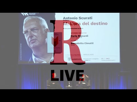 Antonio Scurati presenta “M. L’ora del destino” – la diretta