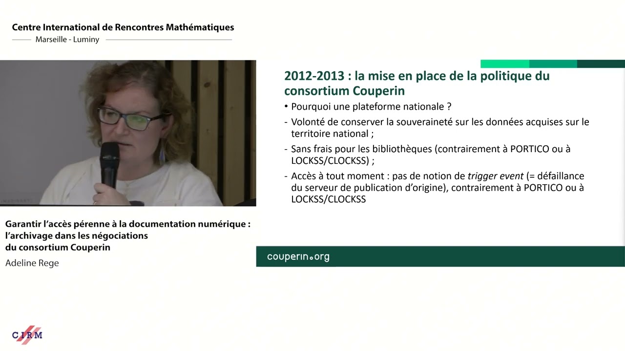 Adeline Rege et Michèle Bonthoux : La conservation durable des archives