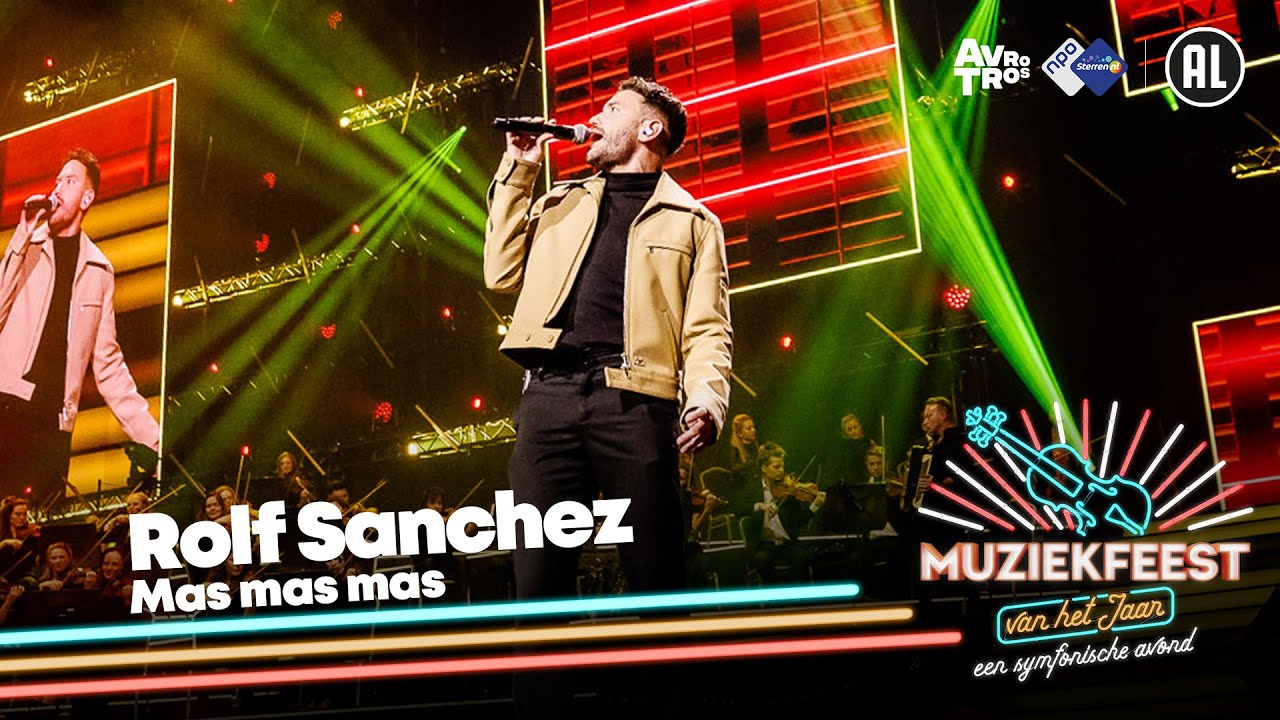 Rolf Sanchez Performs 'Más más más' at Muziekfeest 2022 🎶