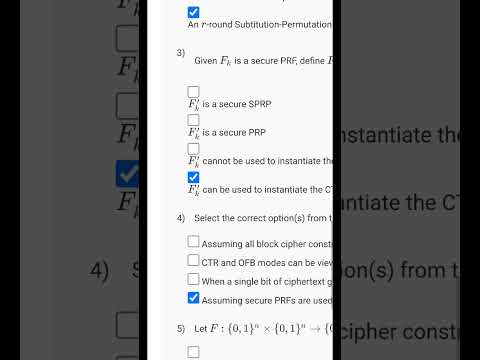 Foundations of Cryptography Week 4 Quiz Answer Solution 2024 | NPTEL | SWAYAM 2024