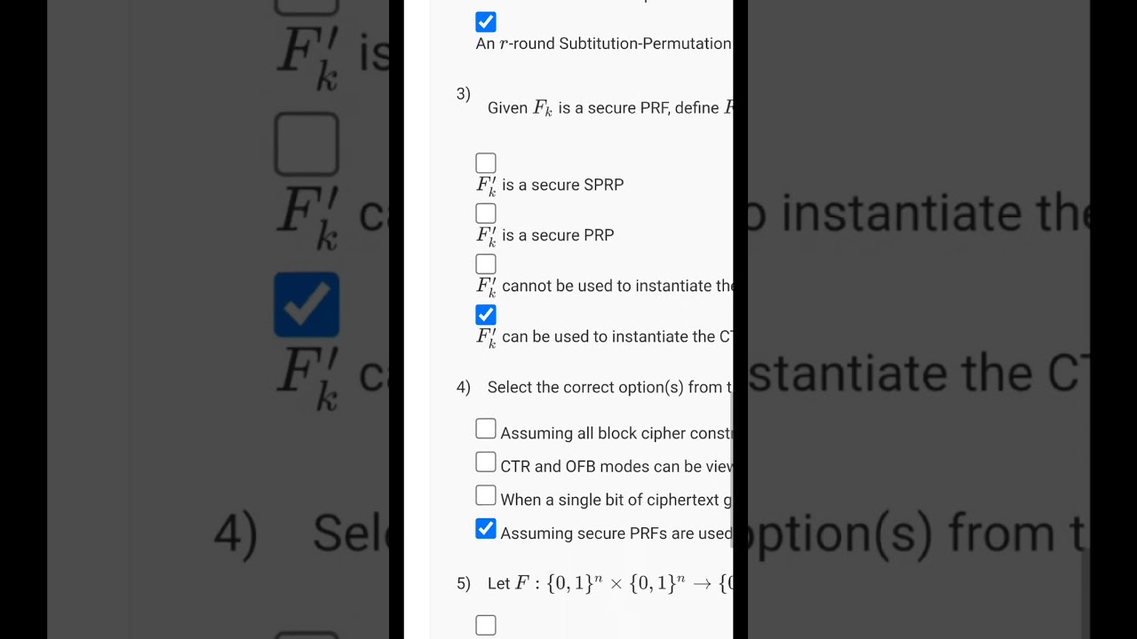 Foundations of Cryptography Week 4 Quiz Answer and Solution 2024 | NPTEL | SWAYAM