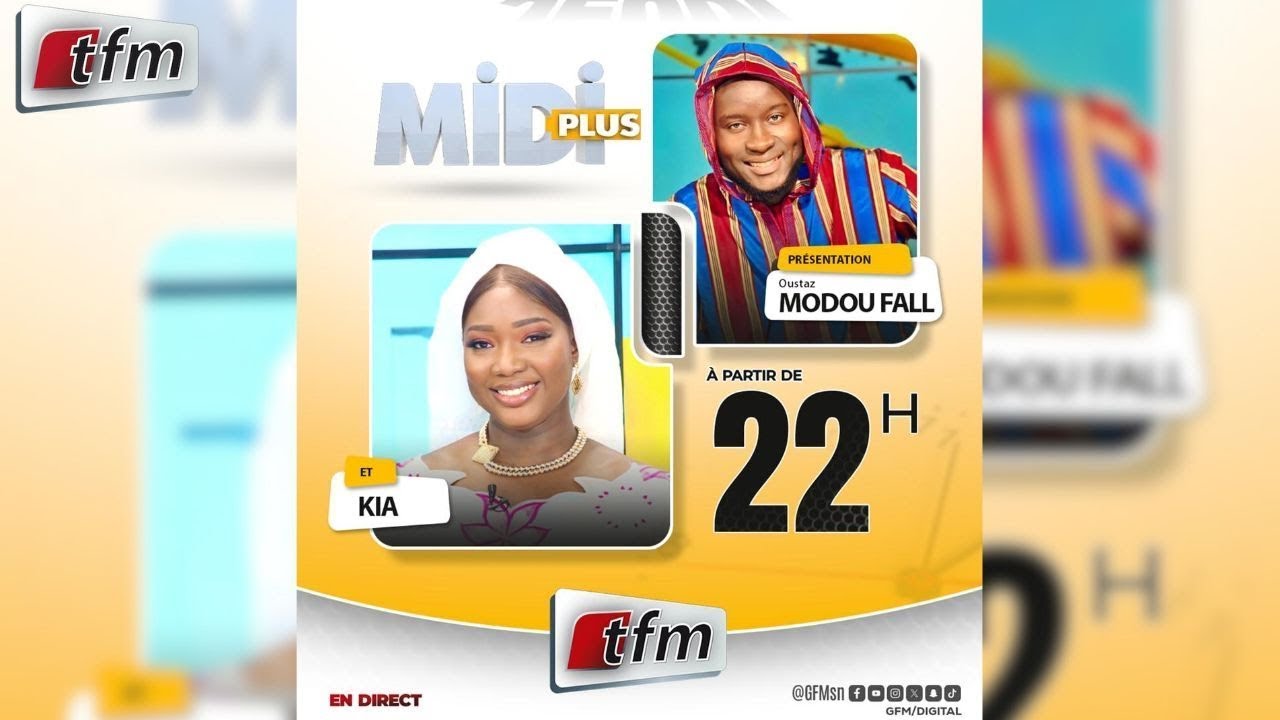 TFM Live: Midi Plus - October 30, 2025 with Pr. Oustaz Modou Fall & Kia