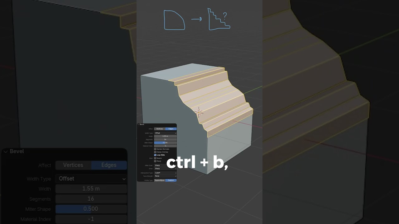 Master Bevel Profiles in Blender ✨