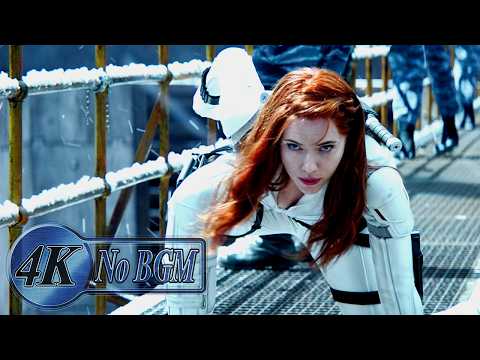 Natasha and Yelena Breaking Alexei Out Fight Scene [No BGM] | Black Widow