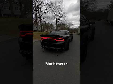 #cars #carshorts #dodge #widebody #femaledriven #blackcar #ladydriven