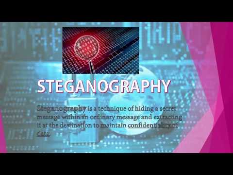Steganography in security