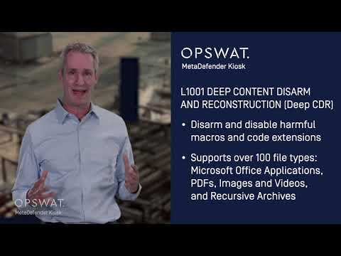 Portable Media in OT Environments with MetaDefender L1001 Kiosk | Protect Critical Infrastructure