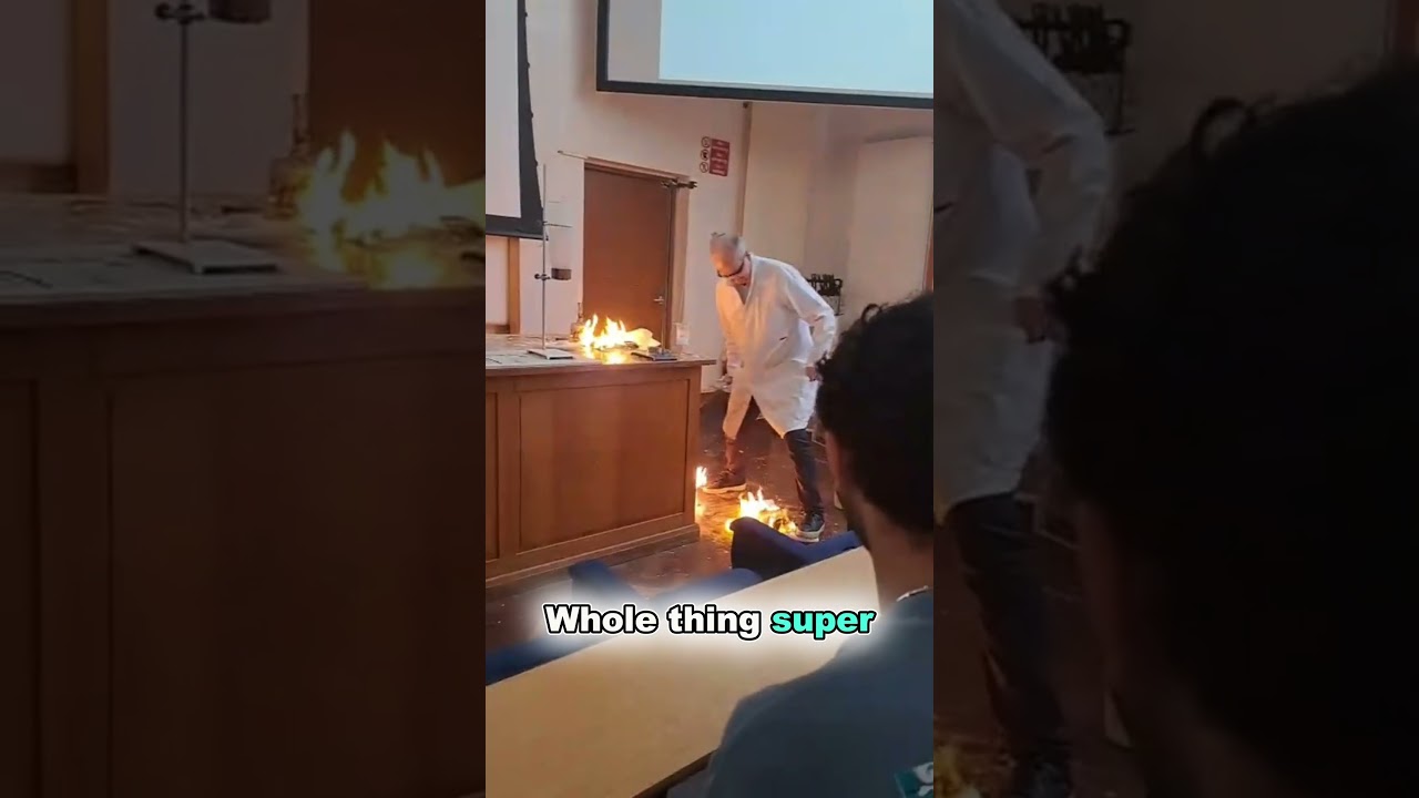 Meet Oxford's Most Hilarious Professor! 😂 Watch His Fun Chemistry Demo