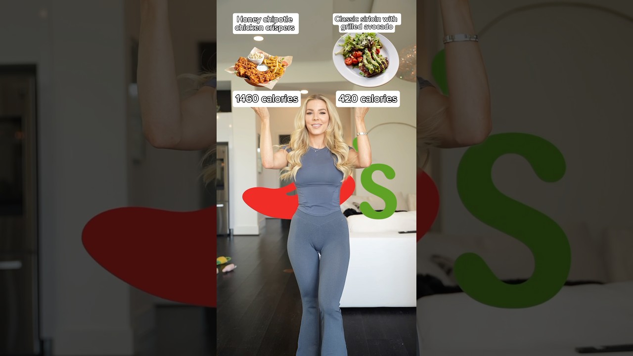 HEALTHY FAST FOOD OPTIONS FOR WEIGHT LOSS!!! #fitgirl #motivation #fastfood #hourglass #bodyshape