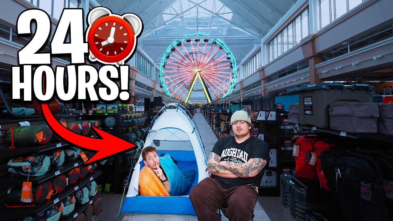 Overnight Challenge at Mega Store! 🛒