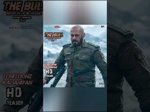 The Bull Teaser | Salman Khan New Movie 2025 | #trailer #shortfeed @tonitoonzkahaniyan