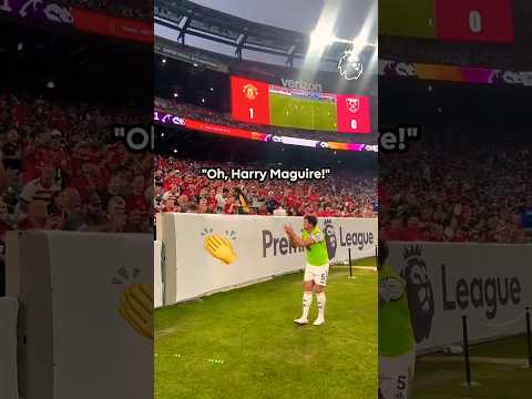 Harry Maguire LOVING His Chant 🎶👏