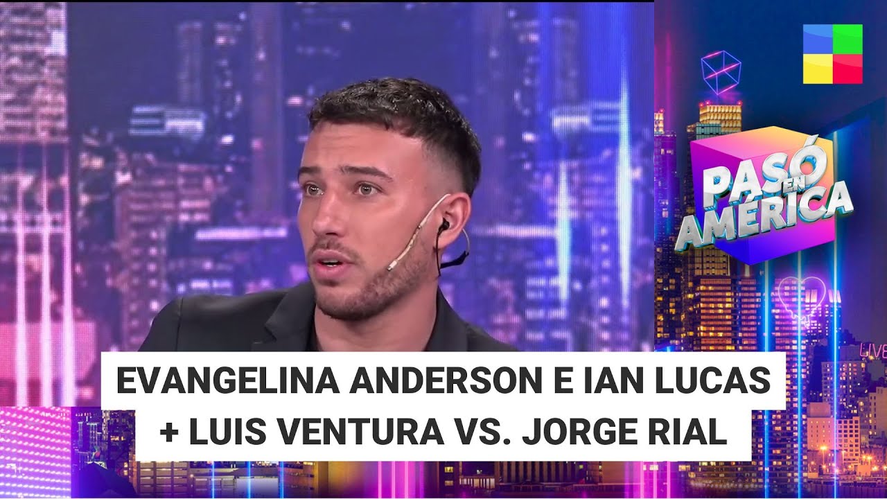 Evangeline Anderson, Ian Lucas & Luis Ventura en Pasó en América