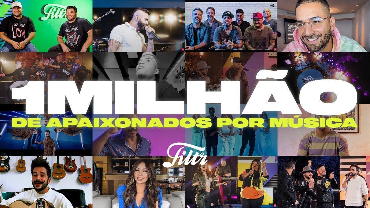 1 Filtr Brasil Alcança 1 Milhão de Inscritos! 🎉
