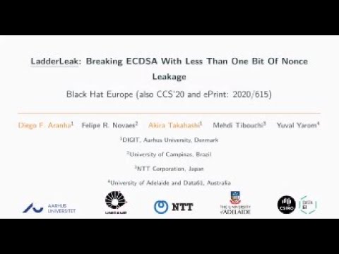 LadderLeak: Cracking ECDSA with Minimal Nonce Leak 🔐