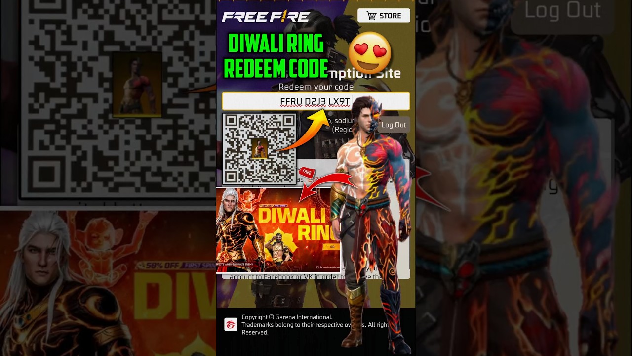 🎉 Free Fire Diwali Redeem Codes – Grab Your Free Rewards Today!