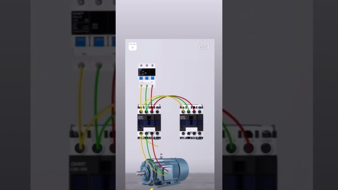 3 Change 3-Phase Motor Rotation with Contactor