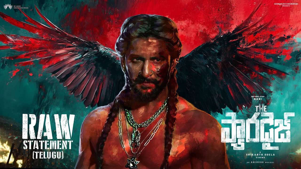 The Paradise Glimpse: Nani's Blockbuster RAW STATEMENT Telugu Film Out Now! 🎬