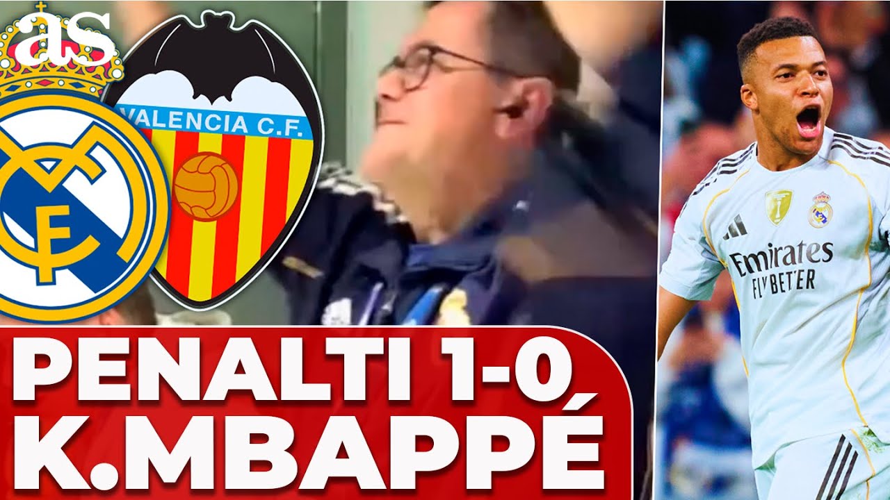 Reacción de Tomás Roncero al penalti y gol de Mbappé en el Real Madrid vs Valencia
