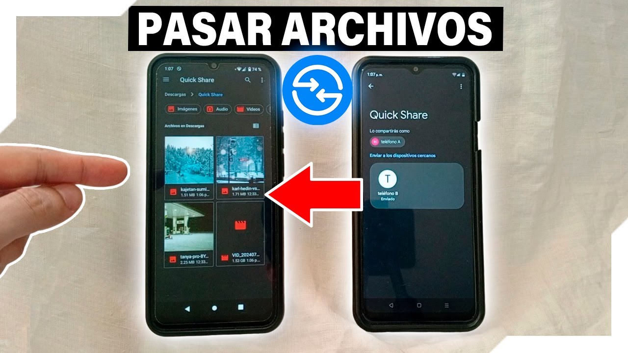 Transferir archivos entre Android sin internet 📱