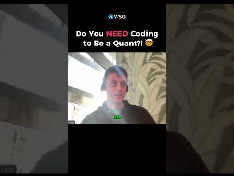 Do Quants REALLY Need to Code?!
