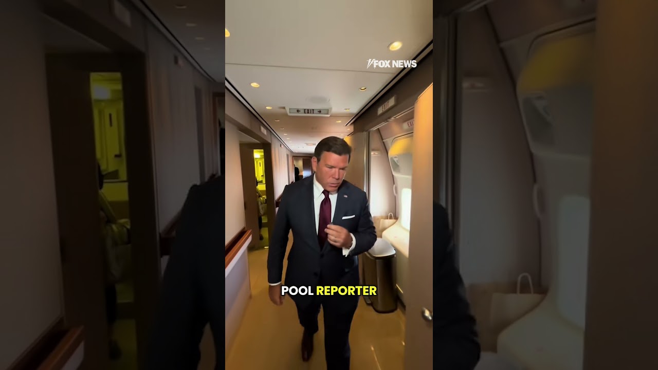 Inside Air Force One with President Trump ✈️