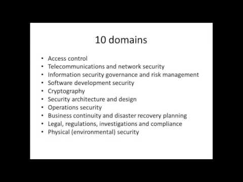 CISSP - Certified Information Systems Security Professional