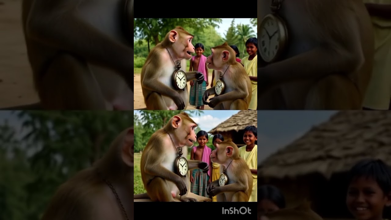 बंदर और घड़ी: मजेदार कहानी और सीख 💡