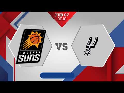 San Antonio Spurs vs. Phoenix Suns - February 7, 2018