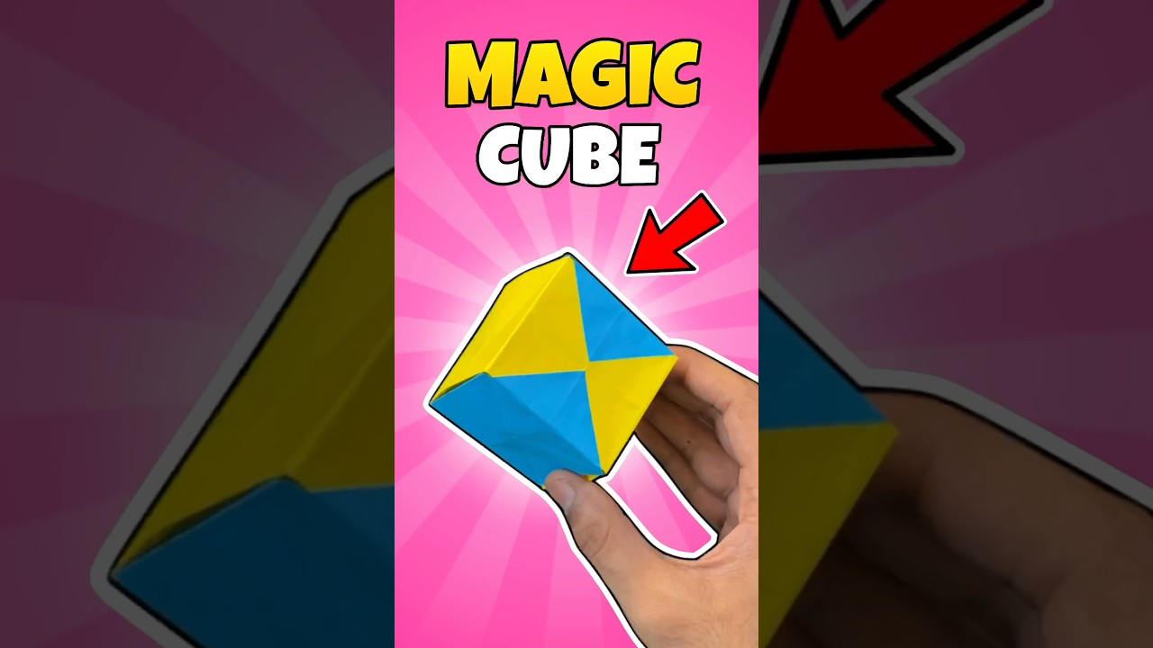 DIY Magic Cube Paper Toy | Easy Craft 🤩
