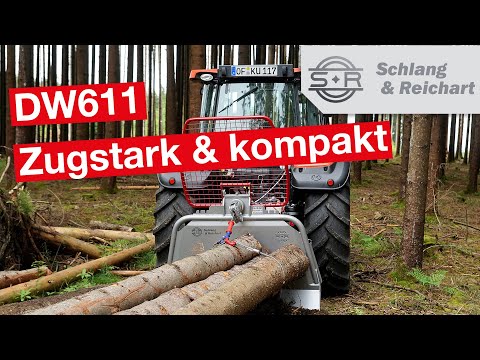 Zugstark und kompakt | Die neue Profi Forstseilwinde DW611 von Schlang & Reichart
