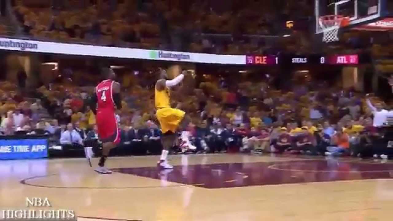 LeBron James' Epic Dunk vs Hawks | 2015 NBA Playoffs Game 4 Highlights π