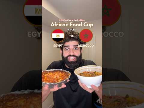 EGYPT VS MOROCCO - African Food Cup