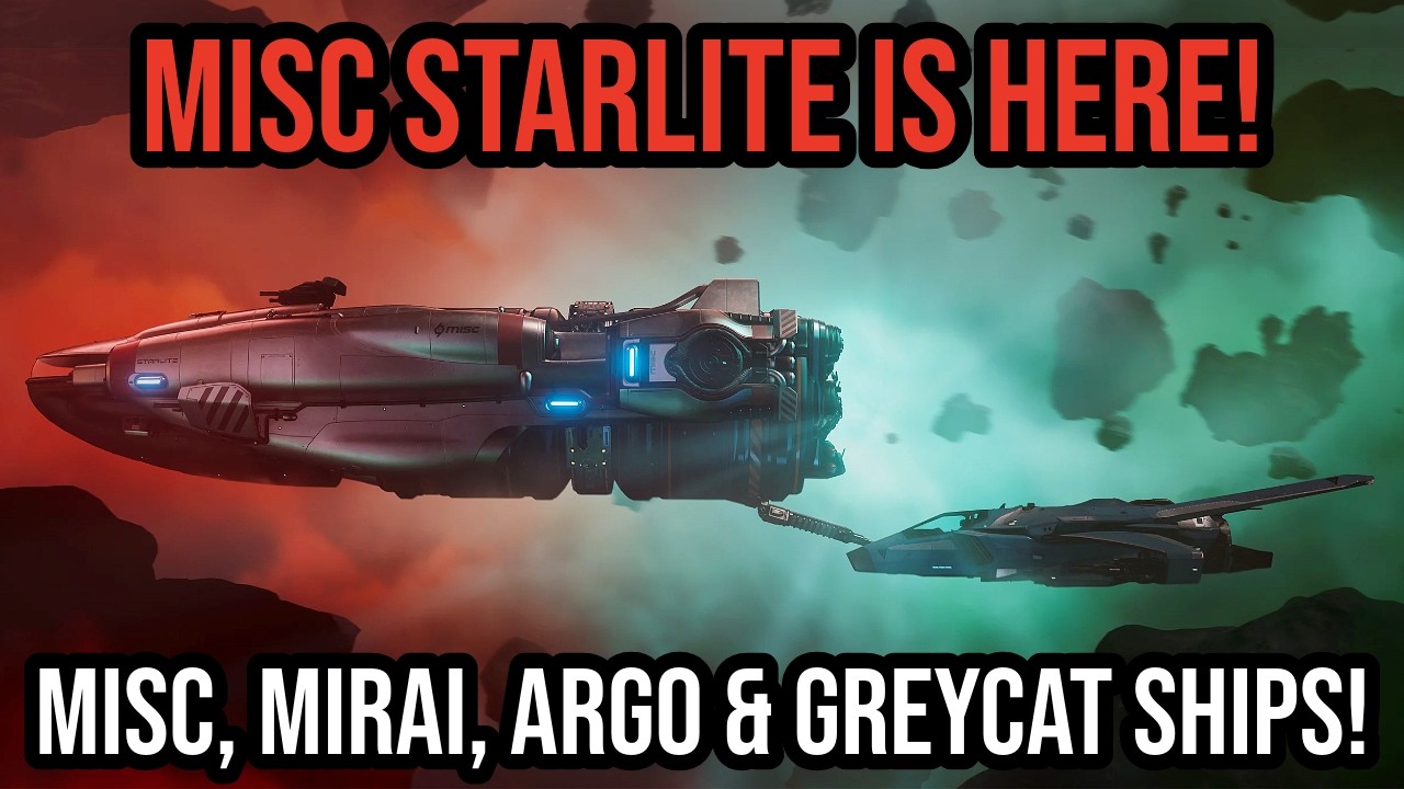 Star Citizen MISC Starlite & New Ships at DefenseCon π