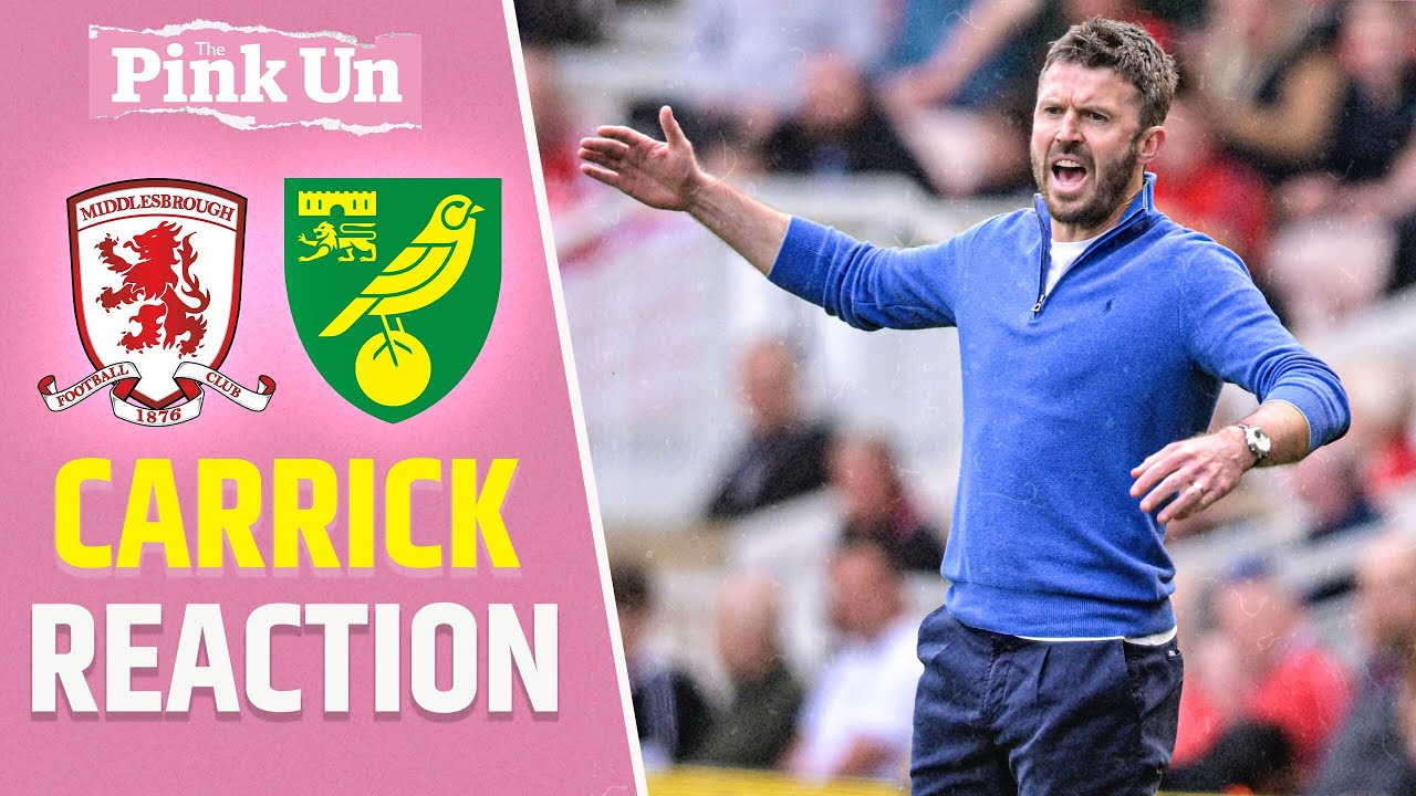 Michael Carrick's Post-Match Reaction to Middlesbrough's 0-0 Draw vs Norwich City ⚽