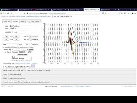 sscm2803-linear system analysis-phase portrait