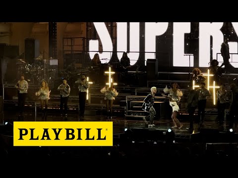 Adam Lambert Performs "Superstar" from Jesus Christ Superstar at the Hollywood Bowl