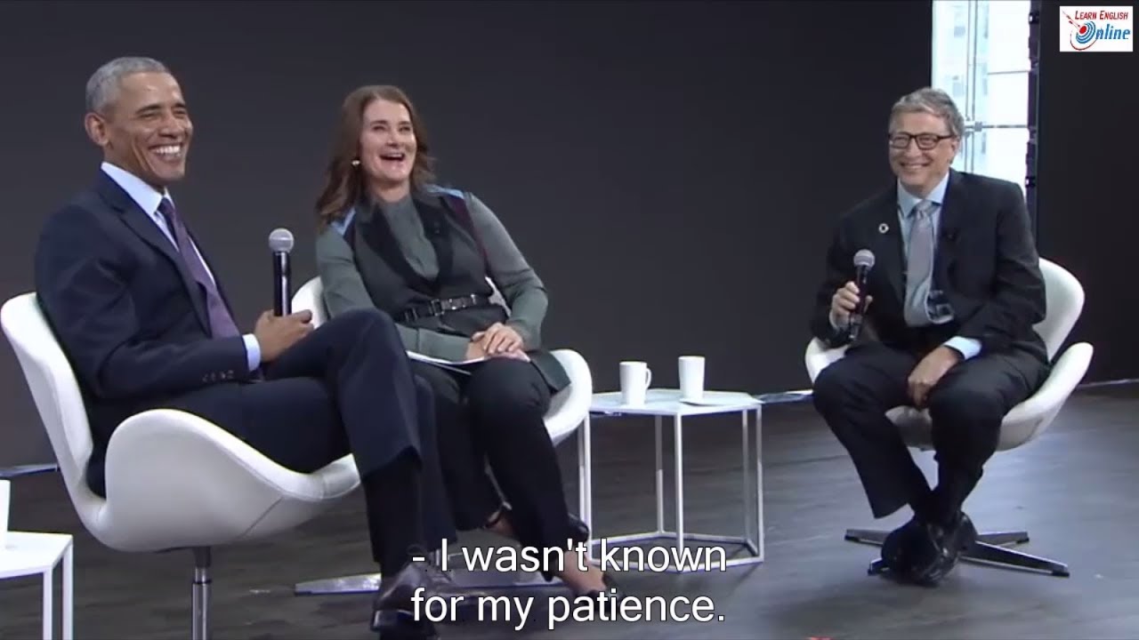 Master English with Conversations Featuring Barack Obama, Bill & Melinda Gates 🇺🇸