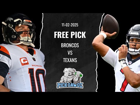 Denver Broncos vs Houston Texans 11/2/25 NFL Pick & Prediction | NFL Week 9