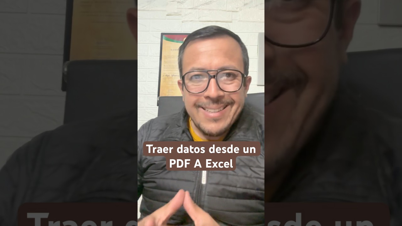 Importa datos de PDF a Excel en segundos 📊