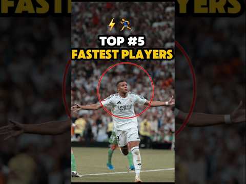 Fastest Players in Football History! ⚡🏃‍♂️#football #fastestplayer #shorts #j