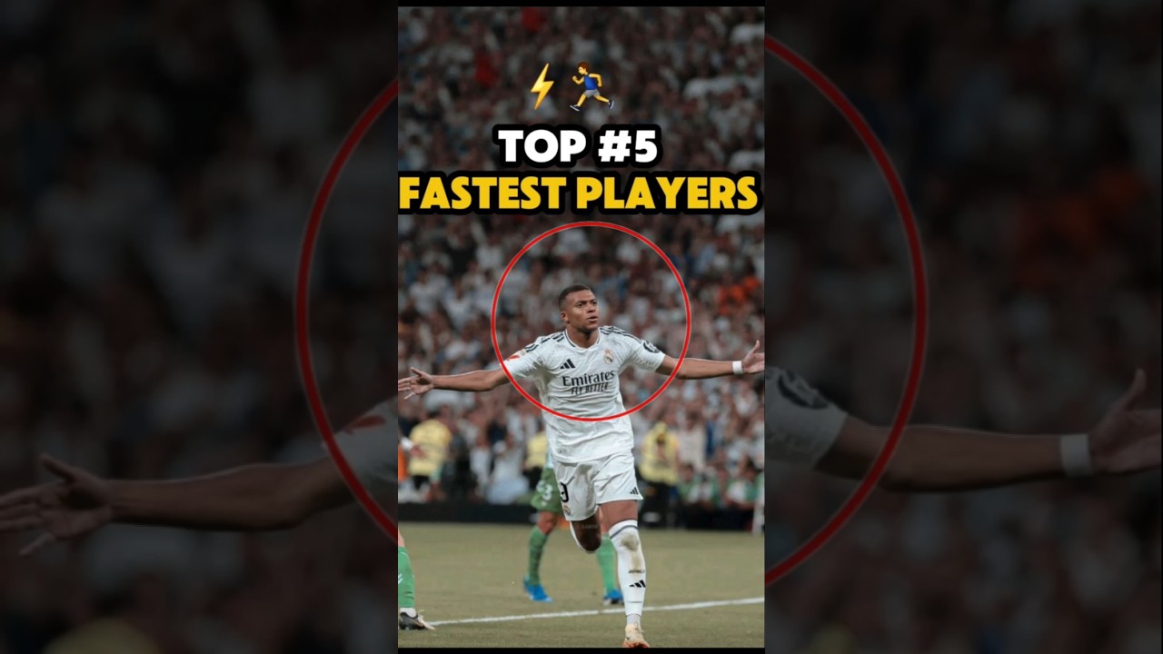 Top 10 Fastest Football Players of All Time ⚡
