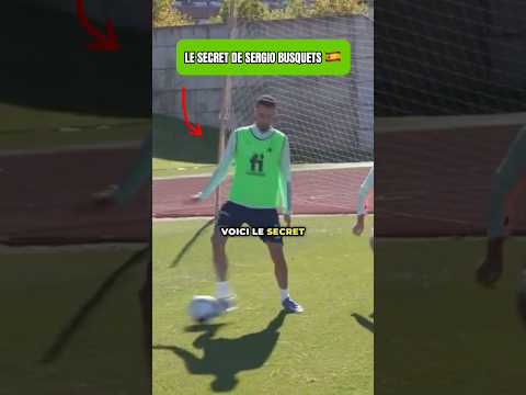 🤫 Le SECRET de Sergio Busquets pour Sortir du Pressing 🇪🇸 #busquets #coaching #dribble #tuto #ytb