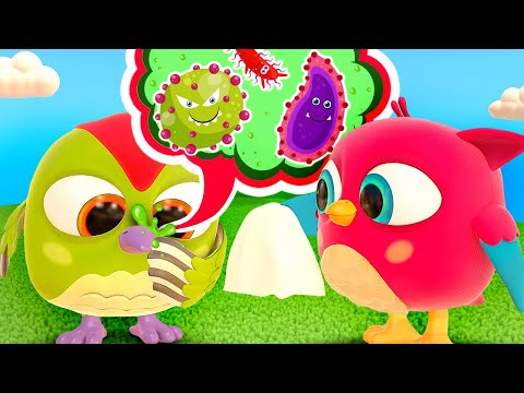 The Don't Pick Your Nose song for kids. Sing with Hop Hop! Baby songs & animation cartoons for kids