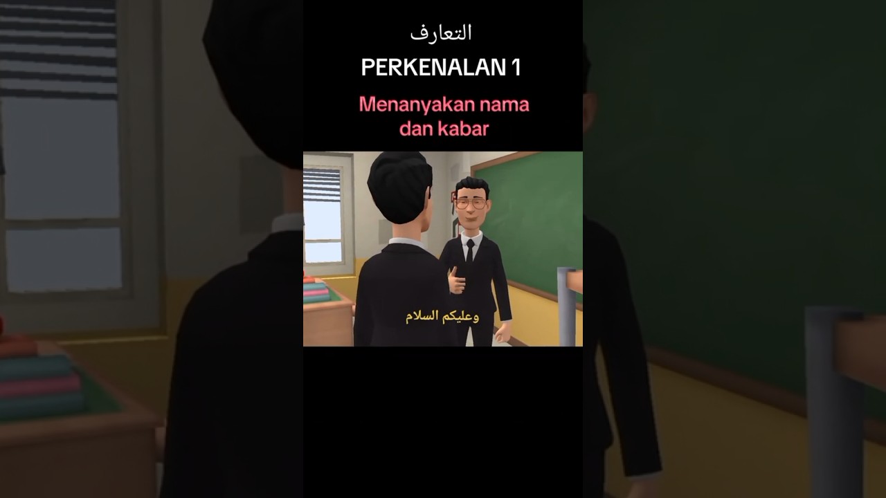 Percakapan Arab Sehari-hari dan Artinya | Kartun Perkenalan ๐ธ๐ฆ