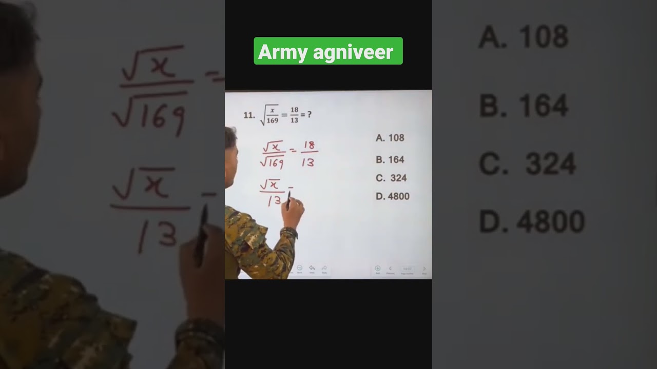 Agniveer Army Math Questions 📚