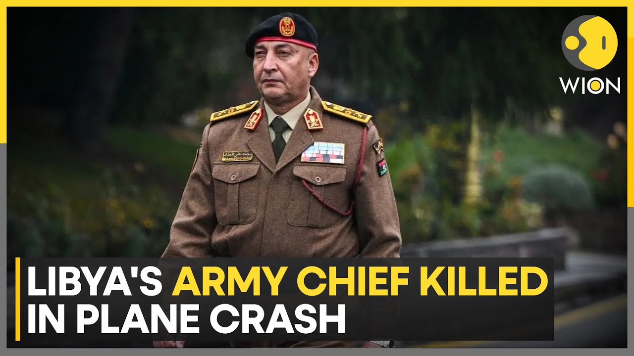 Libyan Army Chief, 4 Others Killed in Plane Crash in Turkey; Probe Underway | WION