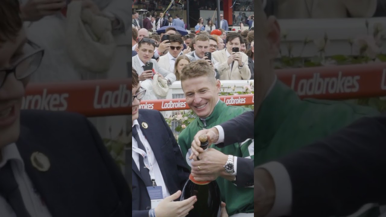 Cox Plate Winners Celebrate with Champagne 🍾