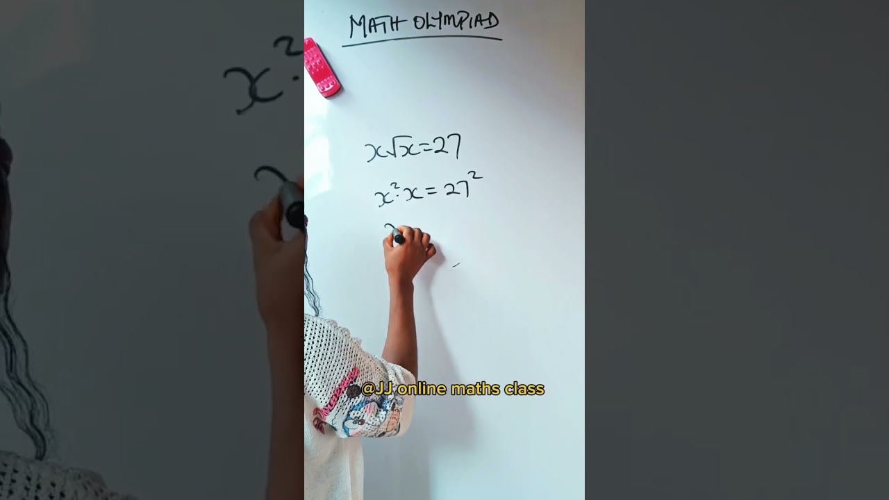 Challenging Math Olympiad Exponential Problem – Solve for x! 🧮